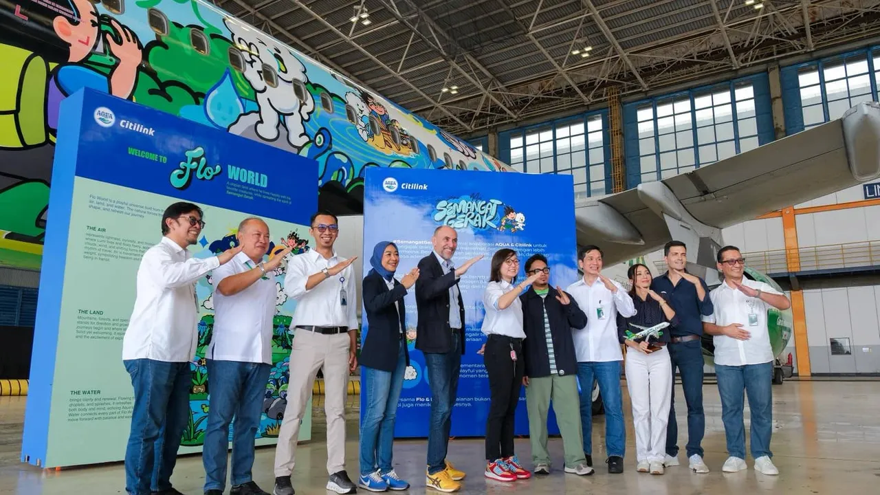 Kolaborasi AQUA dan Citilink